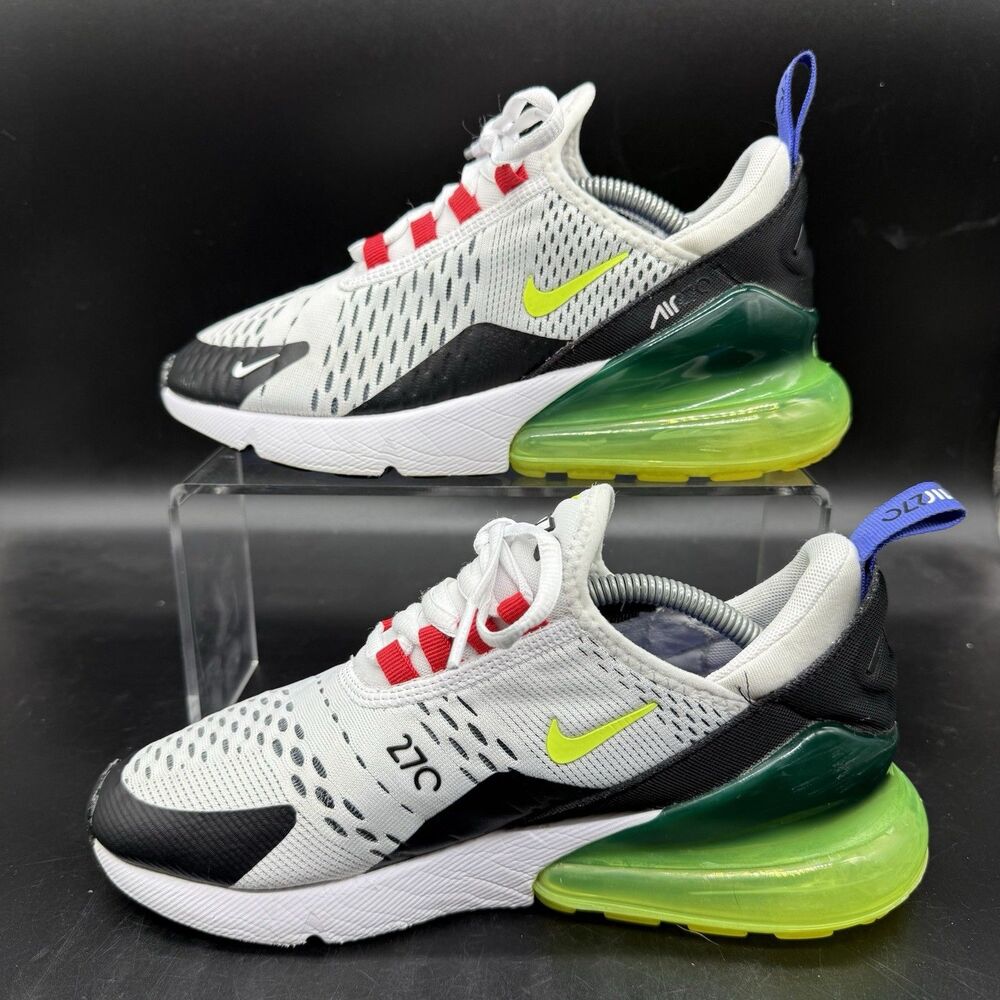 Nike Air Max 270 Women's Size 6.5 Running Shoes White Black AH6789-116 - Picture 2 of 8
